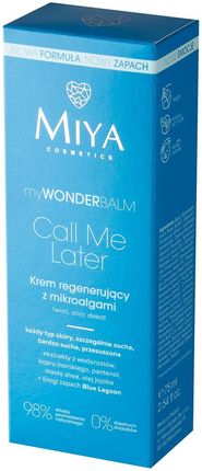 Krem Miya Cosmetics Mywonderbalm Call Me Later Regenerujący Z Mikroalgami na dzień i noc 75ml - zdjęcie 2