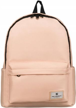 Plecak damski Peterson PTN 79904 beżowy - zdjęcie 4