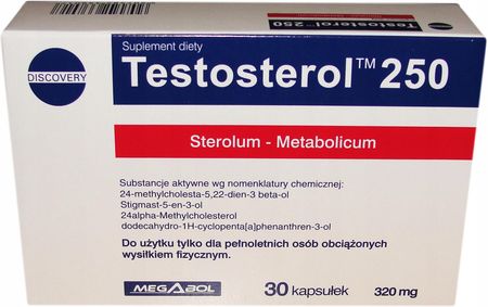 Megabol Silny Testosterol 250 90kaps. - zdjęcie 2