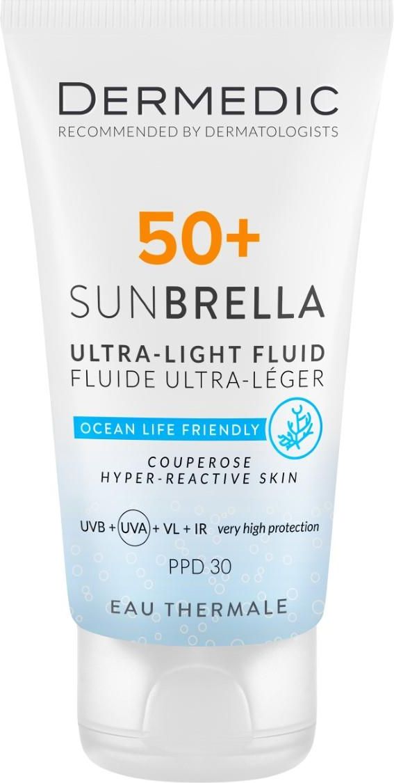 Dermokosmetyk Dermedic Sunbrella Ultralekki Krem Spf Sk Ra