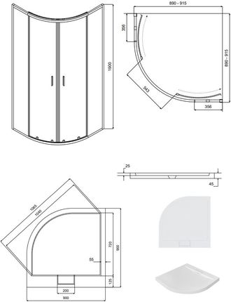 Besco Zarya 90x90 + Bodzik Axim ZCAX90190 - zdjęcie 6