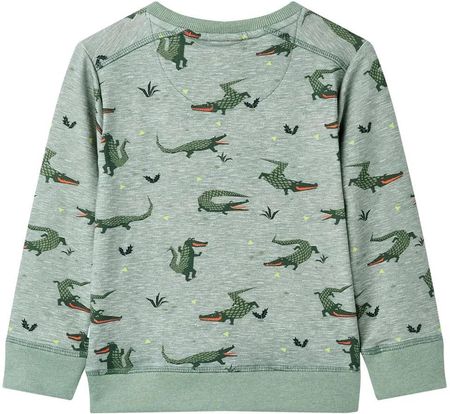 Bluza dziecięca, jasne khaki melanżowe, 140 - zdjęcie 3