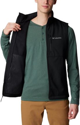 Bezrękawnik męski Columbia ASCENDER SOFTSHELL czarny 2071354010 - zdjęcie 4