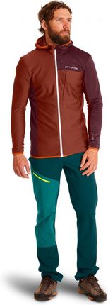Męska bluza Ortovox Fleece Light Grid Hooded Jkt M Wielkość: M / Kolor: ciemnoniebieski - zdjęcie 3