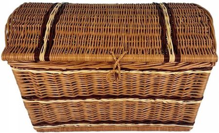 Kufer z wikliny do domu ozdobny - duży 84x51x54 cm WIKLINOLANDIA - zdjęcie 2
