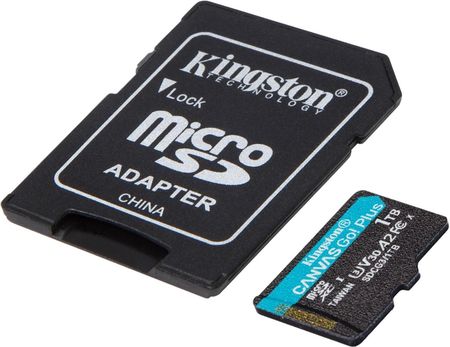 Kingston microSDXC Canvas Go! Plus 1TB 170R A2 U3 V30 Card + adapter (SDCG31TB) - zdjęcie 2