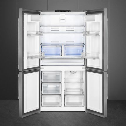 Lodówka Smeg FQ60XE Side by Side 182 cm Srebrna - zdjęcie 2