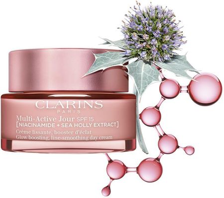 Krem Clarins Multi-Active Day Cream Spf 15 Wygładzający I Rozjaśniający na dzień 50ml - zdjęcie 4