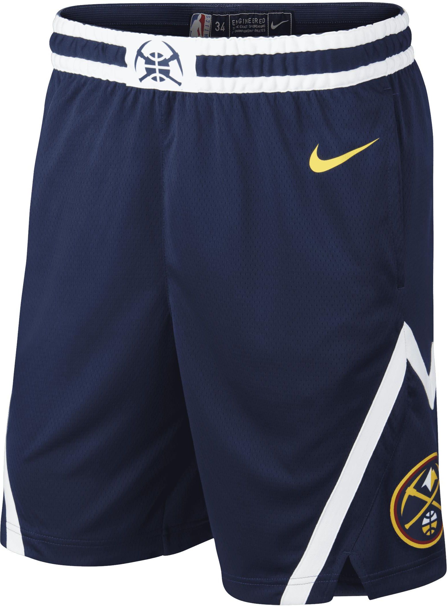 Męskie spodenki Nike NBA Swingman Denver Nuggets Icon Edition