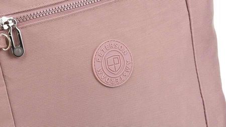 Nylonowy, pojemny shopper damski - Peterson - zdjęcie 3
