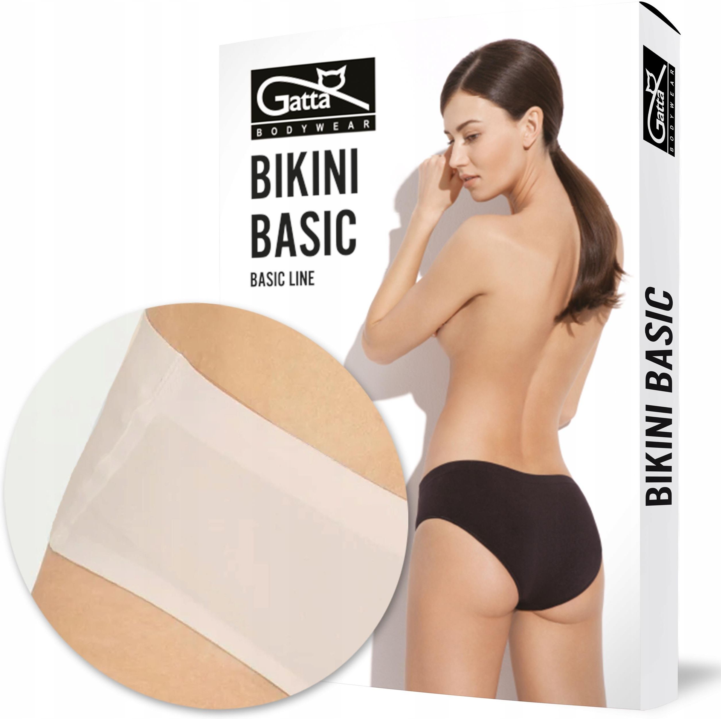 Majtki Bezszwowe Gatta Bikini Basic Natural S Ceny I Opinie Ceneo Pl