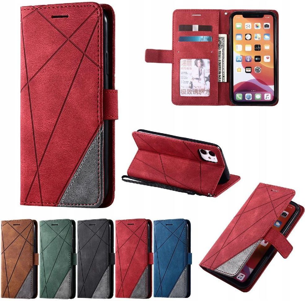 Etui Dla Iphone Odporny Na Wstrz Sy Portfel Flip Folio Magnetyczne