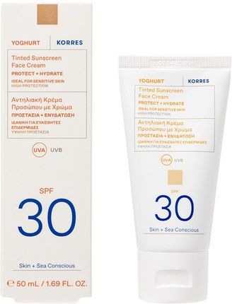 Krem Korres Yoghurt Koloryzujacy Ochronny Spf30 na dzień 50ml - zdjęcie 4
