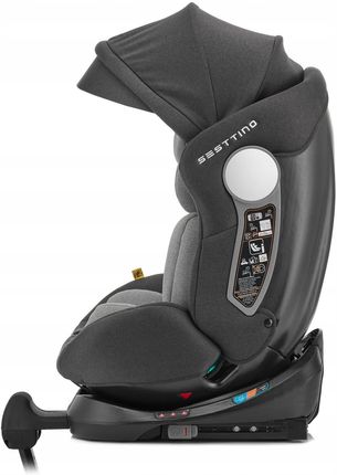 Sesttino Hexagon Pro I-Size 0-36 Kg Obrotowy Black-Gray - zdjęcie 2