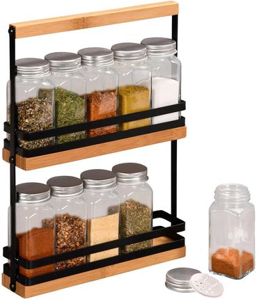 Kesper Organizer Na Przyprawy Szklane Pojemniczki 100ml - zdjęcie 3