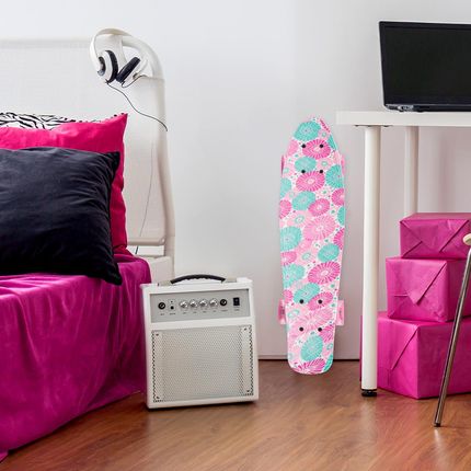 Deskorolka Fiszka Świecące Kółka LED RGB Flowers - zdjęcie 4