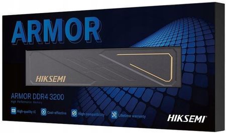 Pamięć RAM Hiksemi Hikvision Dimm Ddr4 16Gb 3200Mhz Armor (HSC416U32Z2) - zdjęcie 2