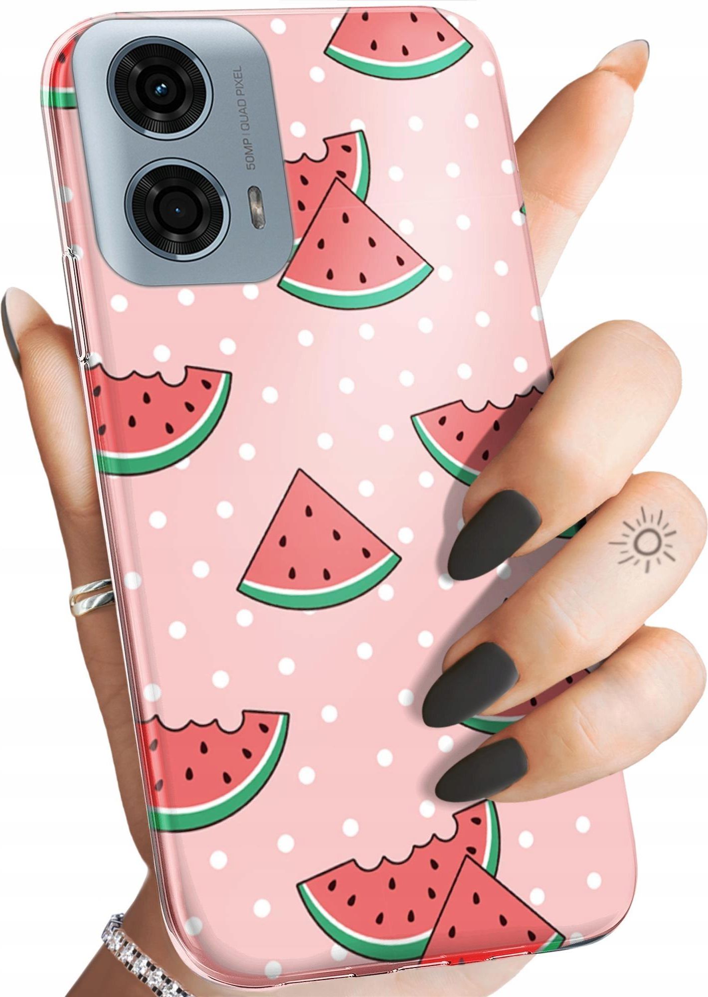 Hello Case Etui Do Motorola Moto G24 Moto G04 Arbuz Z Arbuzem Melon