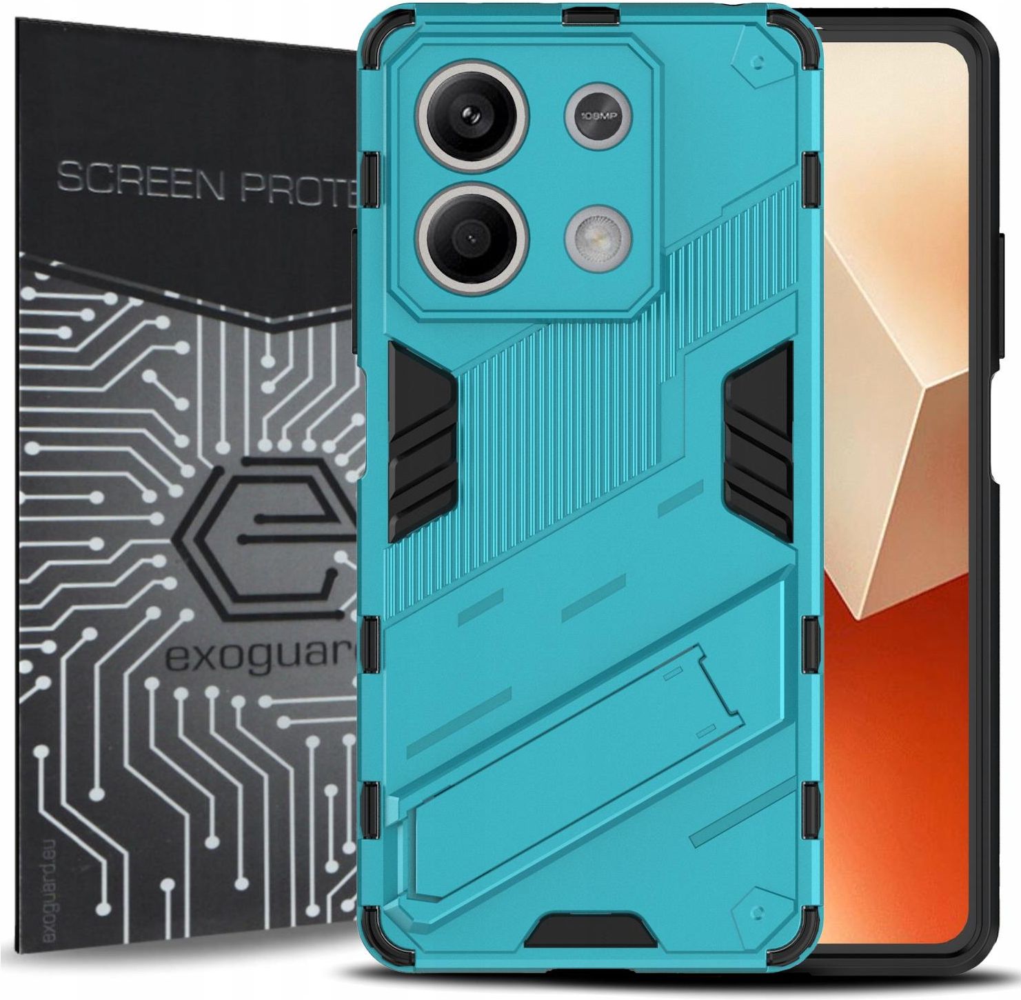 Exoguard Etui Pancerne Case Cover Obudowa Futera Szk O Do Xiaomi Redmi