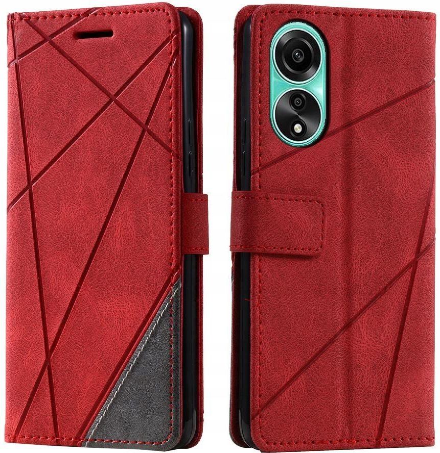 Etui Dla Oppo A G Sk Ra Pu Posiadacz Karty Kickstand Portfel Flip