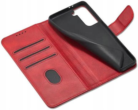 Atrax Czerwone Etui Magnetyczne Z Klapka Samsung S24 Ultra Magnetic Case - zdjęcie 2