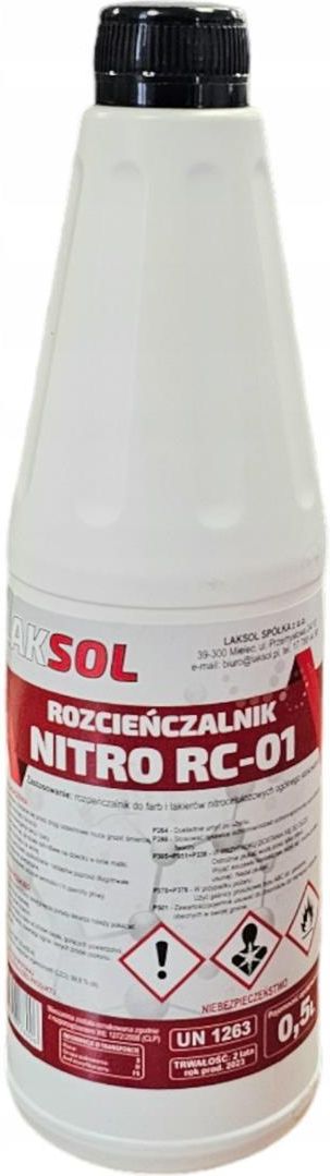 Romulus Rozcieńczalnik Rozpuszczalnik Nitro Rc 01 0 5L Opinie i ceny