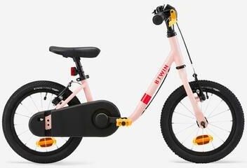 Zdjęcie B'Twin Rowerek Biegowy 2W1 Dziecięcy Btwin 500 Discover 14 Beżowy - Wołomin