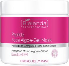 Zdjęcie BIELENDA PROFESSIONAL HYDRO JELLY MASK Przeciwzmarszczkowa maska algowo-żelowa z peptydami i śluzem ślimaka, 190g - Płock