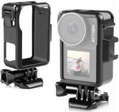 Zdjęcie Ramka Obudowa Frame Mount Uchwyt Statyw GoPro + ISO do DJI Osmo Action 3 / 4 / PU883B - Gołańcz