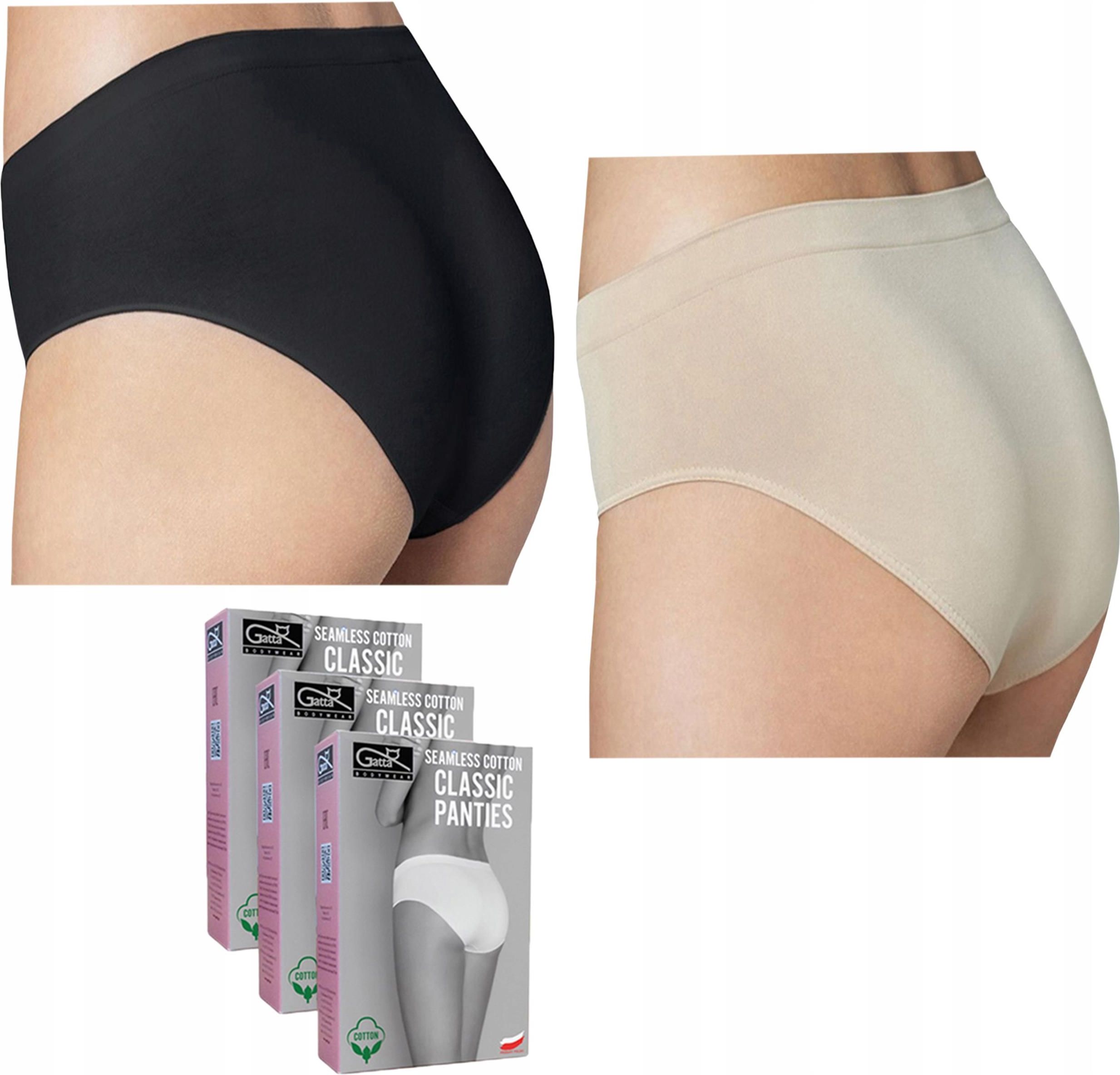 Gatta Classic Panties Majtki Bezszwowe 3 PAK M Ceny I Opinie Ceneo Pl