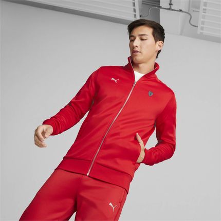 Bluza męska Puma FERRARI STYLE MT7 czerwona 53833302 - zdjęcie 3