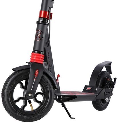 Nils Extreme Hulajnoga Z Hamulcem Tarczowym Hm209T Czarno-Czerwona - zdjęcie 5