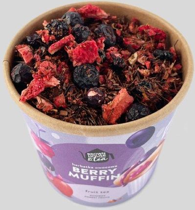 Brown House & Tea Herbata House&Tea Berry Muffin Rooibos Z Owocami Leśnymi 50g - zdjęcie 2