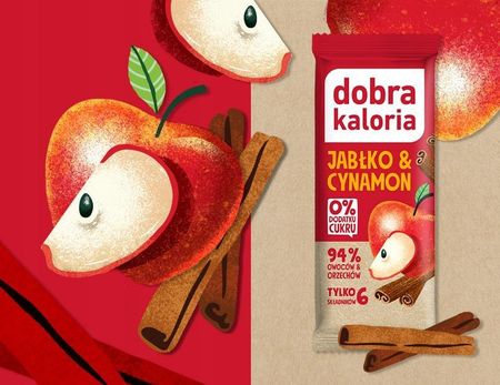 Dobra Kaloria Zestaw Zdrowych Batonów Bez Cukru 10szt. Mix Fit Przekąska - zdjęcie 2