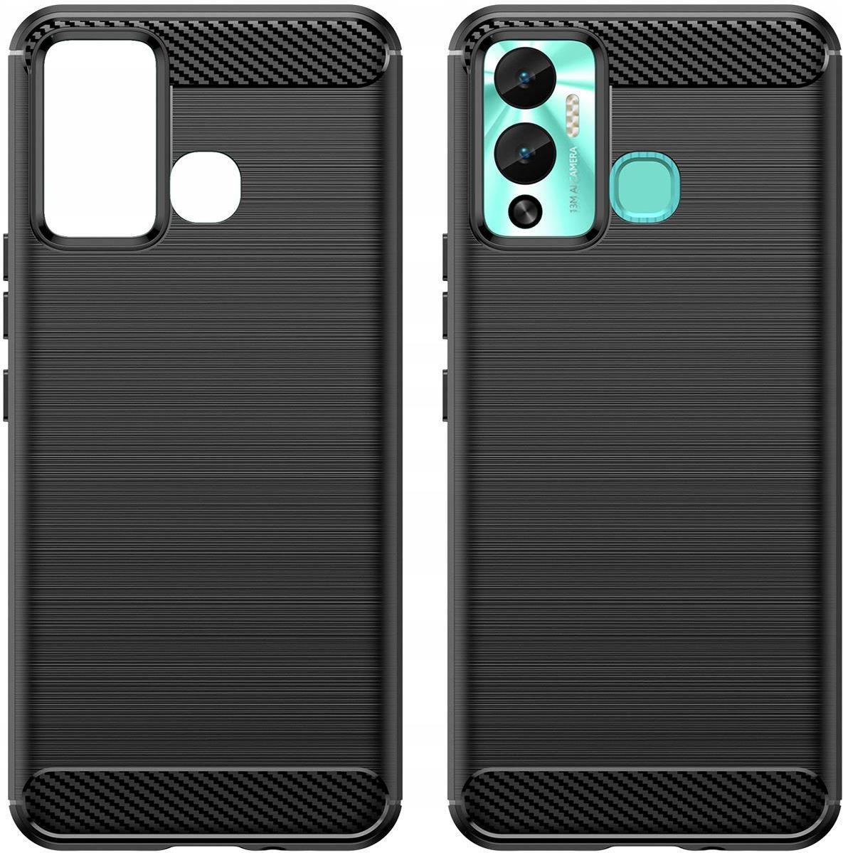 Hurtel Carbon Case Etui Obudowa Pokrowiec Do Infinix Hot 12 Play Nfc