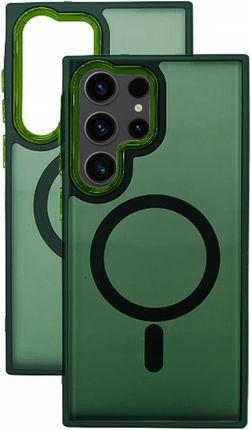 Atrax Case Magsafe Samsung Galaxy S24 Zielone Etui Ladujace - zdjęcie 4