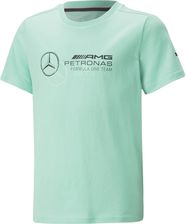Koszulka dziecięca Puma MAPF1 LOGO zielona 53849208