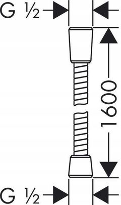 Hansgrohe Sensoflex 160cm 28136000 - zdjęcie 2
