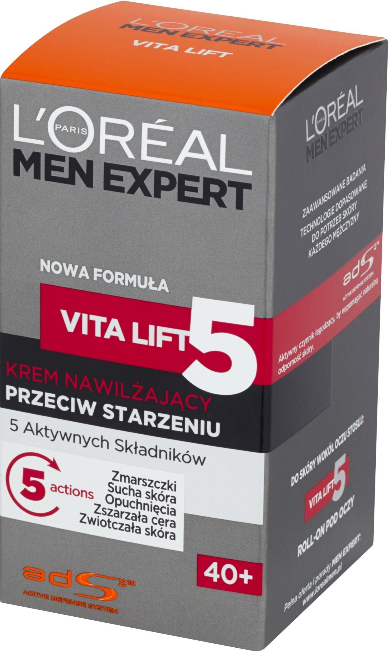 Kosmetyki Do Piel Gnacji Twarzy Dla M Czyzny L Oreal Men Expert Vita