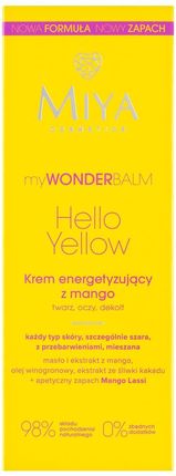 Krem Miya Mywonderbalm Hello Yellow Energetyzujący Z Mango 75ml - zdjęcie 3