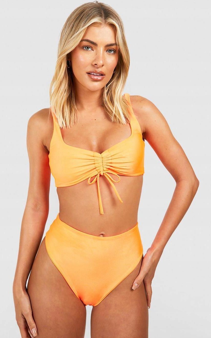 Boohoo Amr Neon Bikini Od D Pomara Czowy Xl Ng Ceny I Opinie