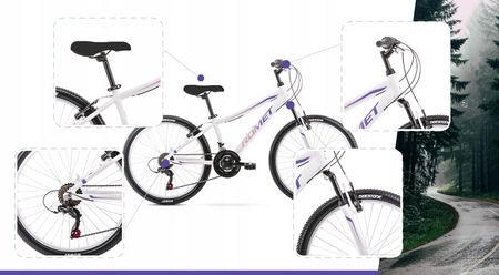 Romet Rower Jolene Shimano Górski Mtb Wielokolorowy 24 2024 - zdjęcie 2