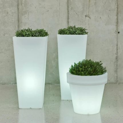 New Garden Donica Melisa 50 Solar & Battery Biała Lumml050Ssnw - zdjęcie 5
