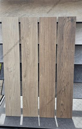 Ceramika Simple Light Brown Rekt. Natura Mat. 19,5x120 - zdjęcie 3