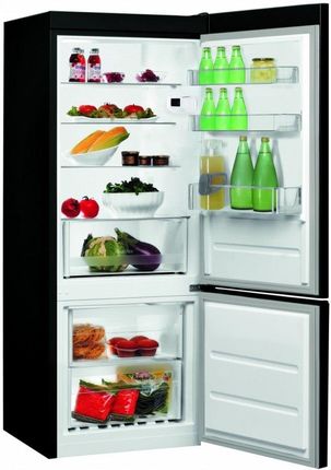 Lodówka Polar POB602EK z zamrażalnikiem dolnym 158,8 cm Czarna - zdjęcie 4