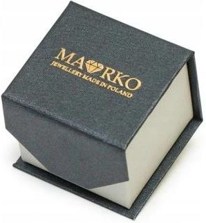 Marko Pojedynczy Złoty Kolczyk Pr. 333 Z Cyrkonią 2Mm - zdjęcie 2