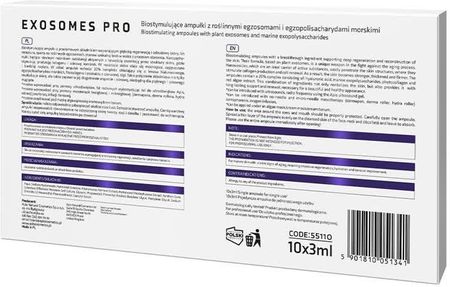 Apis EXOSOMES PRO Biostymulujące ampułki z roślinnymi egzosomami 10 x 3ml - zdjęcie 2