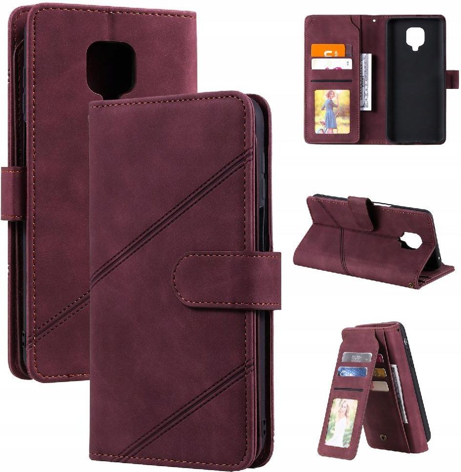 Etui Dla Xiaomi Redmi Note 9S Portfel Flip Folio Skóra Pu Posiadacz