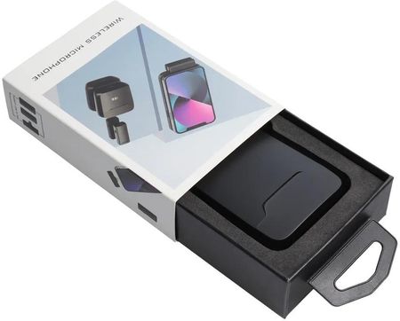 Mikrofon Bezprzewodowy Krawatowy Dla Iphone Lightning 8 Pin Z Etui Ładującym S11 - zdjęcie 3