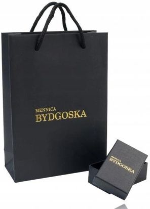 Mennica Bydgoska Kolczyki Srebrne Wiszące Z Cyrkoniami Srebro Próba 925 Długie - zdjęcie 2